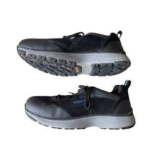 KEEN Utility Mens 11 Steel Toe Work Shoe Sparta 2 Low Height Lace Up Black